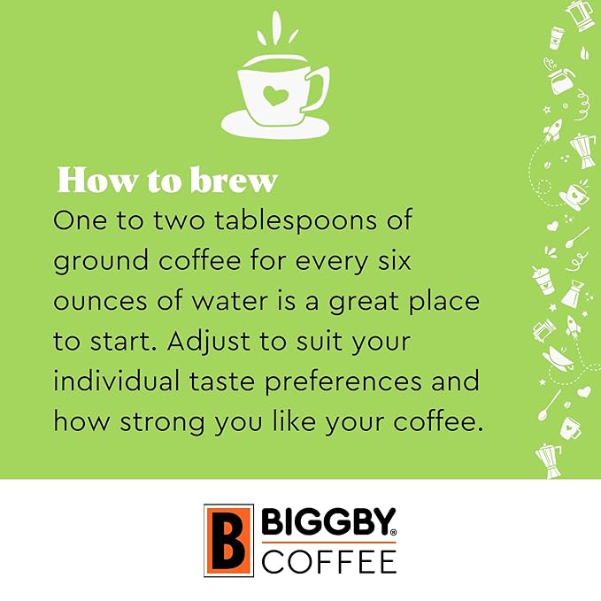 BIGGBY® Michigan Cherry Flavored Ground Coffee, 12oz Bag, Medium Roast