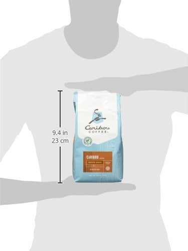 Caribou Coffee, Medium Roast Ground Coffee - Caribou Blend 20 Ounce Bag - Packaging May Vary (Pack of 2)
