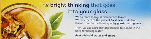 Lipton Cold Brew Iced Tea Bags, Family Size Zero Calories, Easy-To-Make with no boiling needed, 22 Total Tea Bags