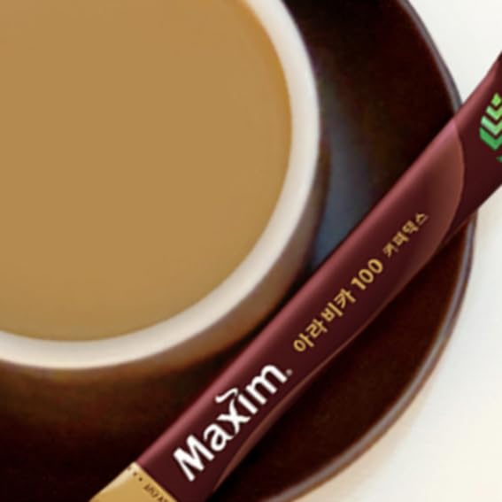 Instant Coffee Maxim Mocha Gold Mild Coffee Mix, 12g x 50 Sticks (50T, Arabica 100 Coffee Mix)