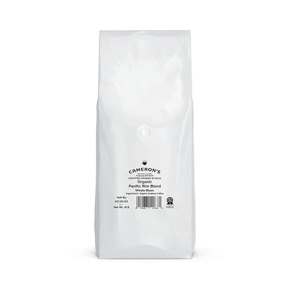 Cameron's Coffee Roasted Whole Bean Coffee, Organic Pacific Rim Blend, 4 Pound