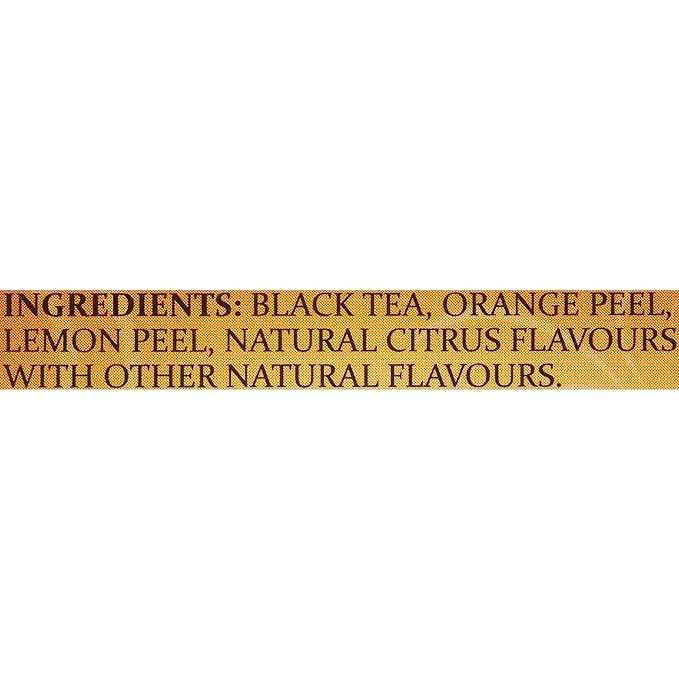 Twinings Lady Grey Black Tea Individually Wrapped Bags, 20 Count (Pack of 6), Orange & Lemon Peel with a Hint of Bergamot, Caffeinated, Enjoy Hot or Iced | Packaging May Vary