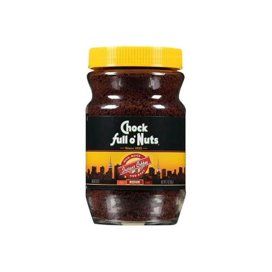 Chock Full o' Nuts Coffee, Regular Instant Medium Coffee (7 Ounce (Pack of 1), Medium)