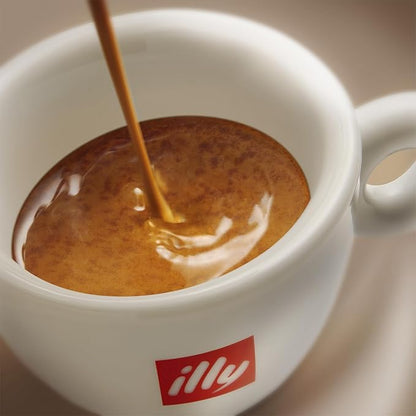Illy Classico Whole Bean Coffee Medium Roast Classic Roast with Notes Of Caramel Orange Blossom and Jasmine 100% Arabica Coffee No Preservatives, 8.8 Ounce Can (Pack of 1)