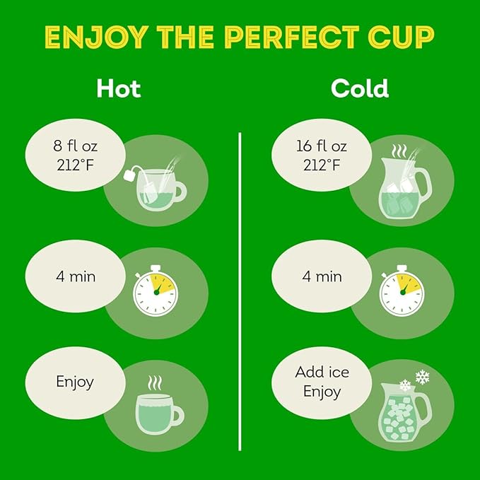 Lipton Decaffeinated Green Tea Bags, Unsweetened Teabags for Decaf Hot Tea or Decaf Iced Tea, 240 Total Tea Bags (40ct - Pack of 6)