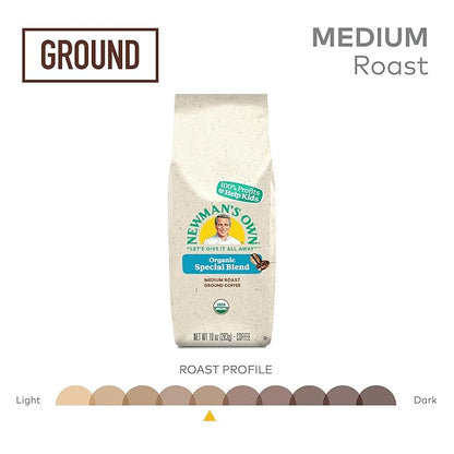 Newmans Own Organics Newmans Special Blend, Medium Roast Ground Coffee, 10oz