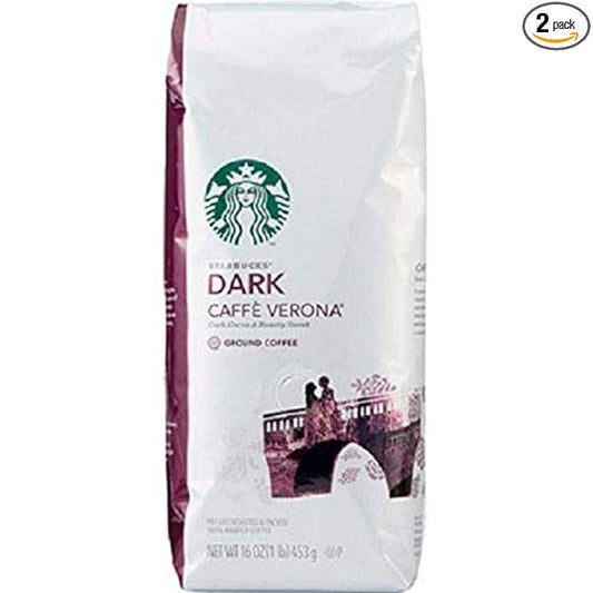Starbucks Ground Coffee, 16 caffe verona 32 Ounce (Pack of 2)