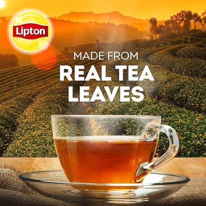 Lipton Organic Tea Bags Tastes Great Hot or Iced Organic Black Tea Can Help Support a Healthy Heart 5.74 oz 72 Count, Pack of 5