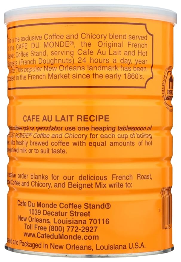 Cafe Du Monde Coffee with Chicory, 15-Ounce (Pack of 2)