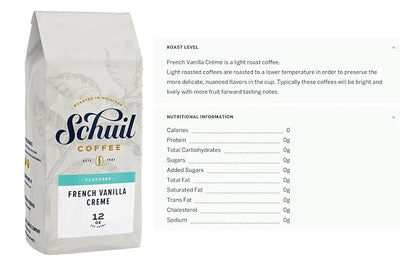 Schuil French Vanilla Creme Coffee, 12-Ounce Packages (Pack of 3)