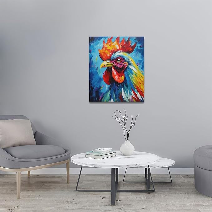 Shark Wall Art Ocean Shark Pictures Wall Decor Canvas Print Painting Home Decoration Artwork For Living Room Office Bedroom Bathroom Framed 20"X24"
