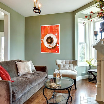 Vintage Afternoon Tea Black Coffee Wall Art Funky Dining Table Food Canvas Posters Kitchen Coffee Pictures Prints Painting For Modern Home Dining Room Cafe Restaurant Wall Decor 24x36in Unframed