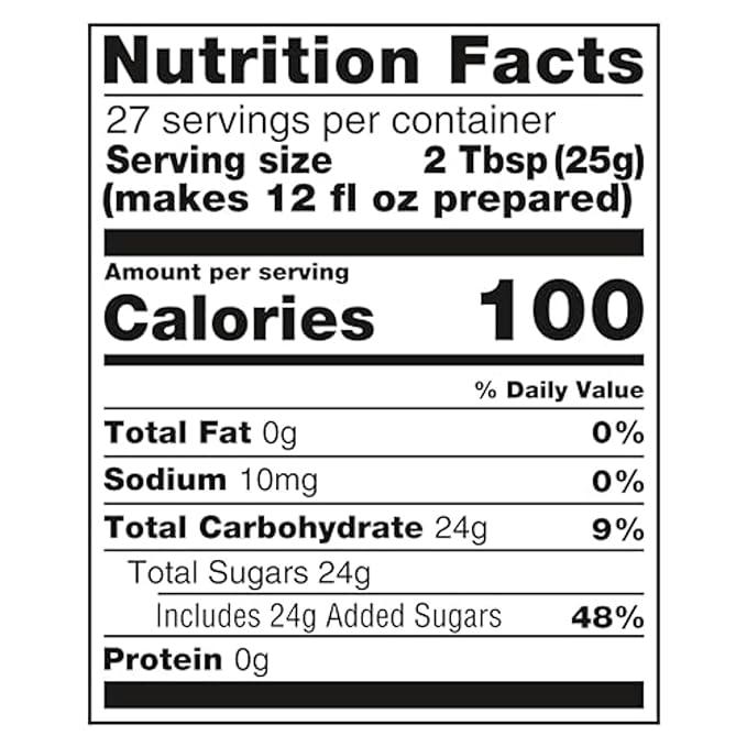 Lipton Iced Tea Mix, Peach Sweetened 10 qt (pack of 6)