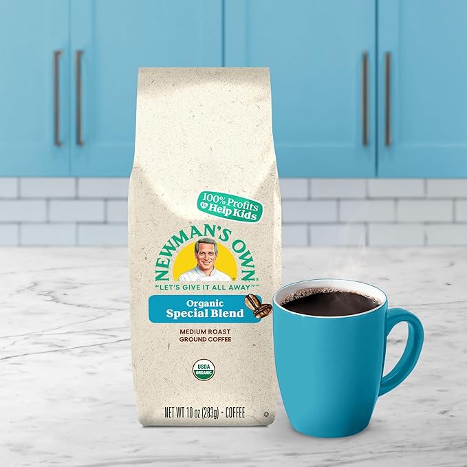 Newmans Own Organics Newmans Special Blend, Medium Roast Ground Coffee, 10oz