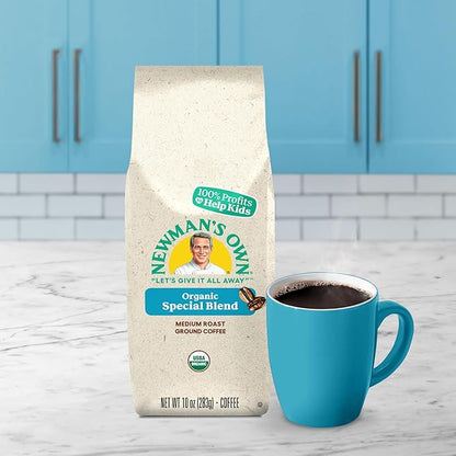 Newmans Own Organics Newmans Special Blend, Medium Roast Ground Coffee, 10oz