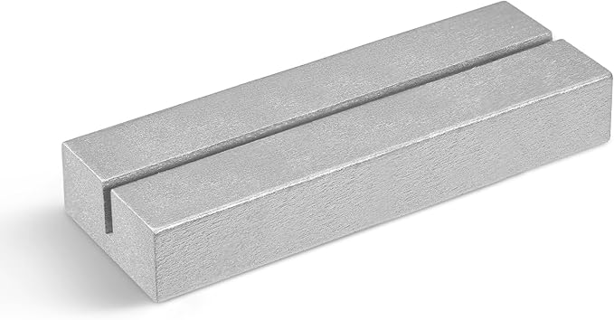UNIQOOO 10 Pack 4" Silver Birch Wood Stands for Wedding Acrylic Sign, Wood Table Number Holders for 1/8 Thick Acrylic Sheets | Wedding Display Stand, Card Holder for Bar Menu, Retail Sign, Party