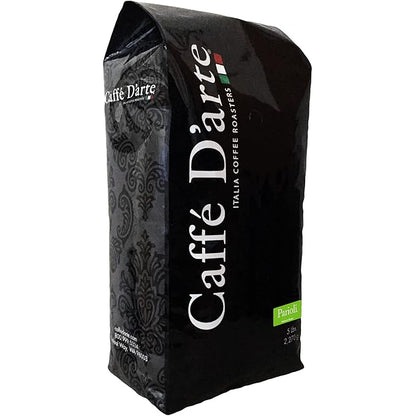 Caffe D'arte Parioli Whole Bean Espresso Coffee, 5 Pounds