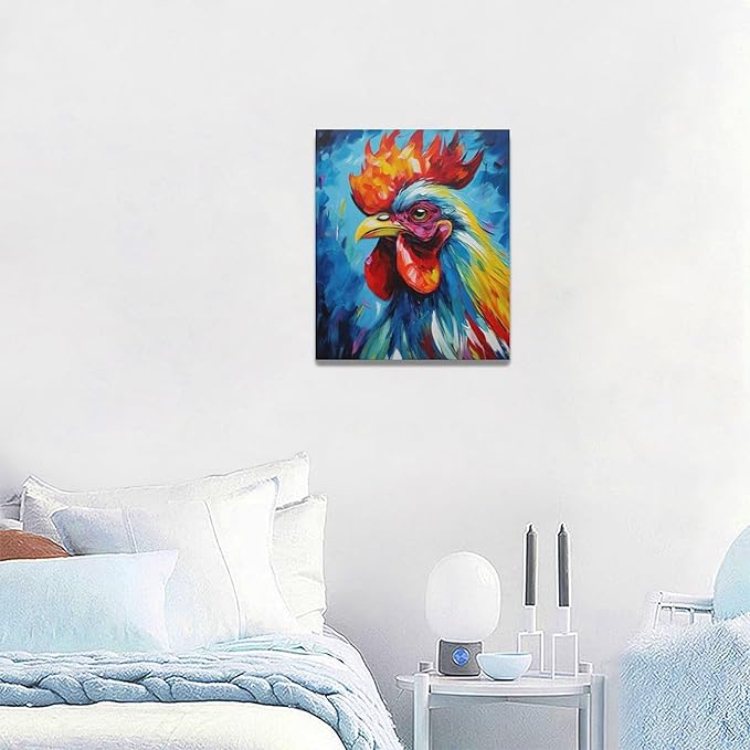 Shark Wall Art Ocean Shark Pictures Wall Decor Canvas Print Painting Home Decoration Artwork For Living Room Office Bedroom Bathroom Framed 20"X24"