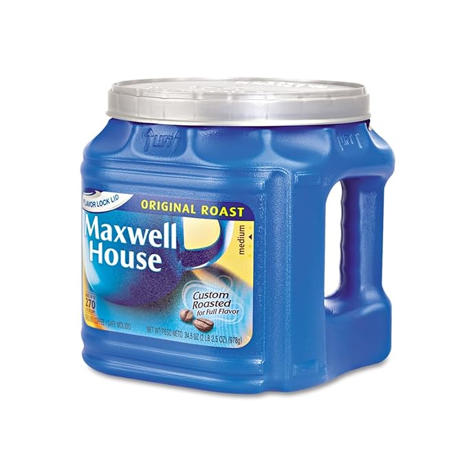 Maxwell House Original Ground Coffee, 34.5-Ounce Cannister (Pack of 2)