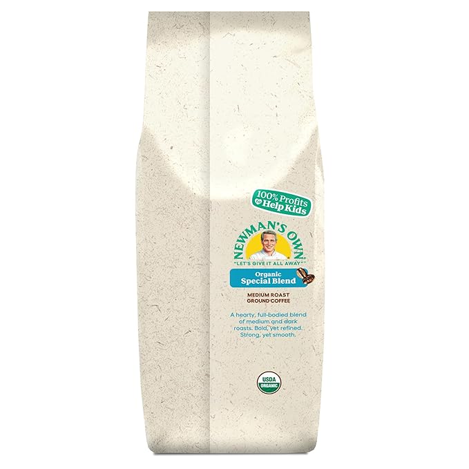 Newmans Own Organics Newmans Special Blend, Medium Roast Ground Coffee, 10oz