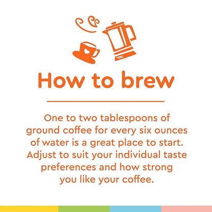 BIGGBY French Roast Ground Coffee, 12oz Bag, Dark Roast