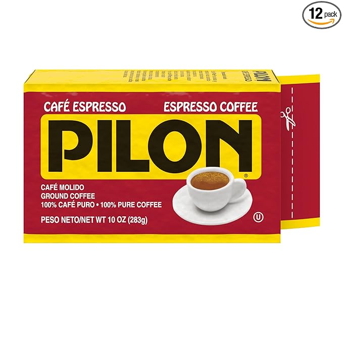 Pilon Espresso Coffee, 10 Ounce (Pack of 12)