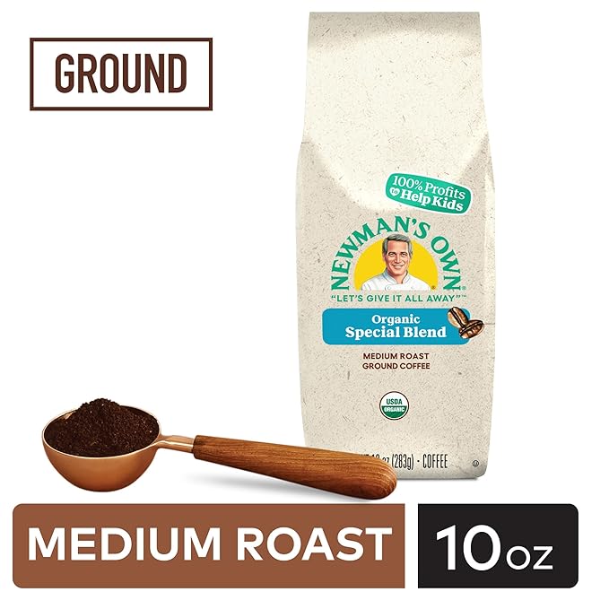 Newmans Own Organics Newmans Special Blend, Medium Roast Ground Coffee, 10oz