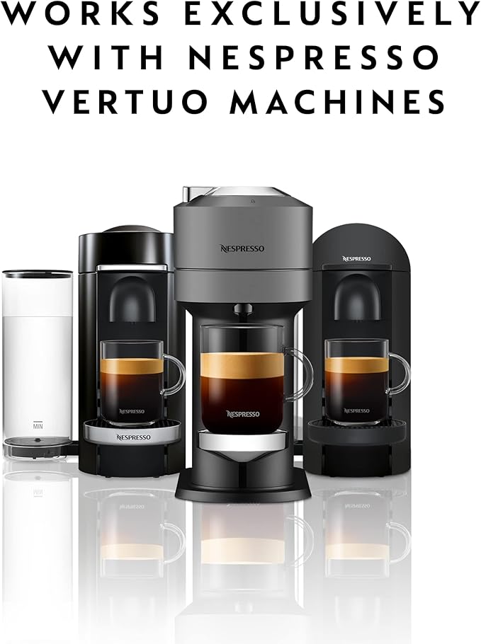 Nespresso Capsules Vertuo, Voltesso, Mild Roast Espresso, 50-Count Espresso Pods, Brews 1.35oz.