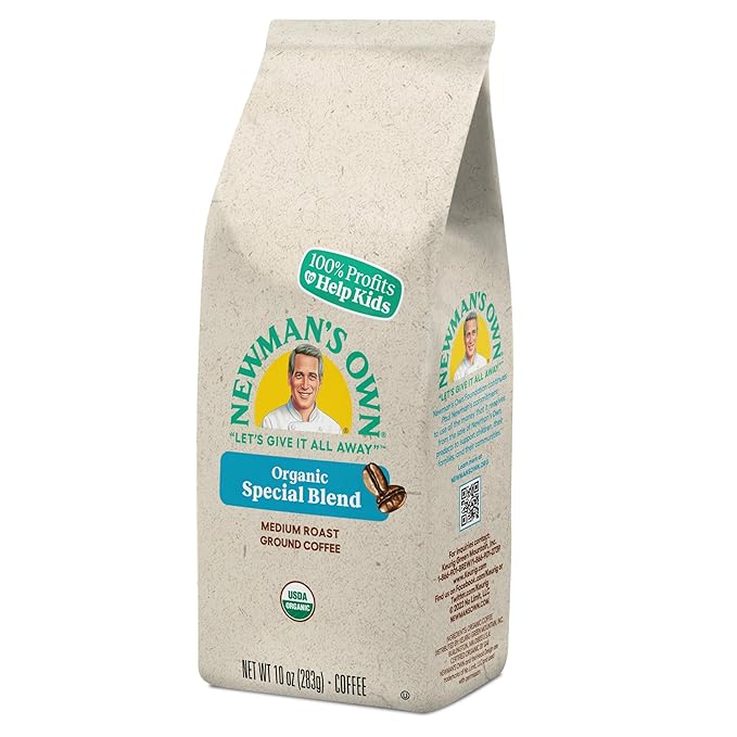 Newmans Own Organics Newmans Special Blend, Medium Roast Ground Coffee, 10oz