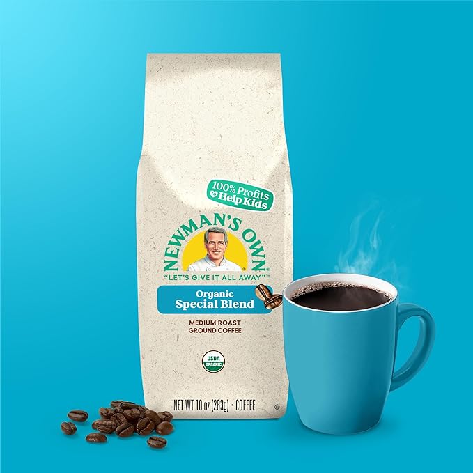 Newmans Own Organics Newmans Special Blend, Medium Roast Ground Coffee, 10oz