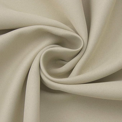 BGment Beige Blackout Curtains for Bedroom Kitchen 45 Inches Long - Thermal Insulated Short Drapes with Rod Pocket for Bathroom Bedroom, 34 x 45 Inch, 2 Panels
