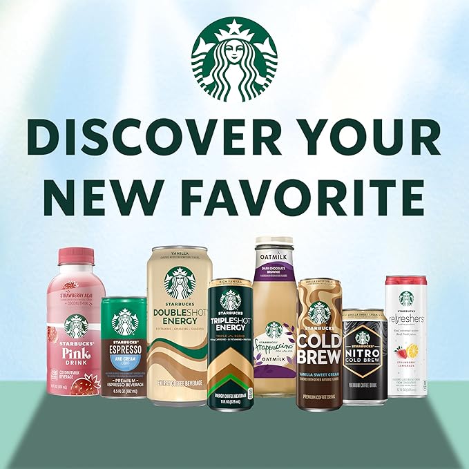 Starbucks Doubleshot Energy Drink Coffee Beverage, Mocha, Iced Coffee, 15 fl oz Cans (12 Pack) (Packaging May Vary)