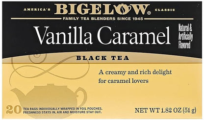 Bigelow Vanilla Caramel Black Tea (20 Teabags)