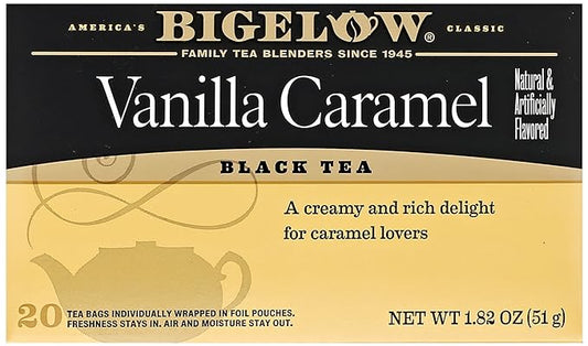 Bigelow Vanilla Caramel Black Tea (20 Teabags)
