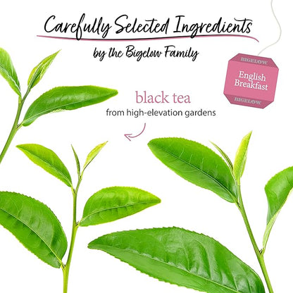 Bigelow Tea English Breakfast Black Tea, Caffeinated Tea, 20 Count Box (Pack of 6), 120 Total Tea Bags