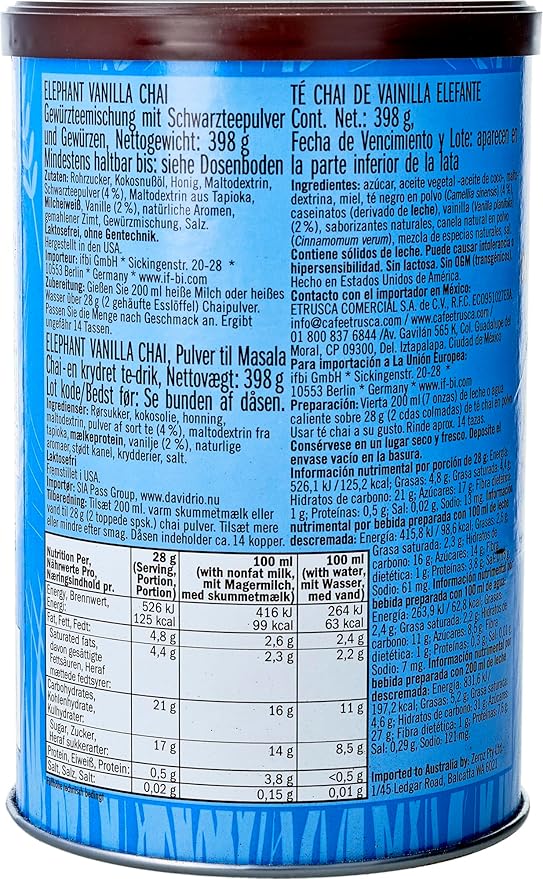 David Rio Mix, Elephant Vanilla, 14 Ounce (Pack of 1)
