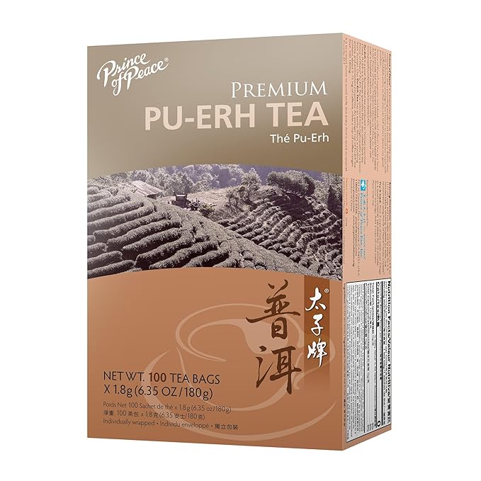 Prince Of Peace Tea Premium Pu-erh Tea, 100 teabags