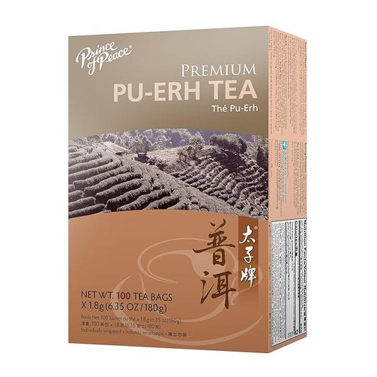 Prince Of Peace Tea Premium Pu-erh Tea, 100 teabags
