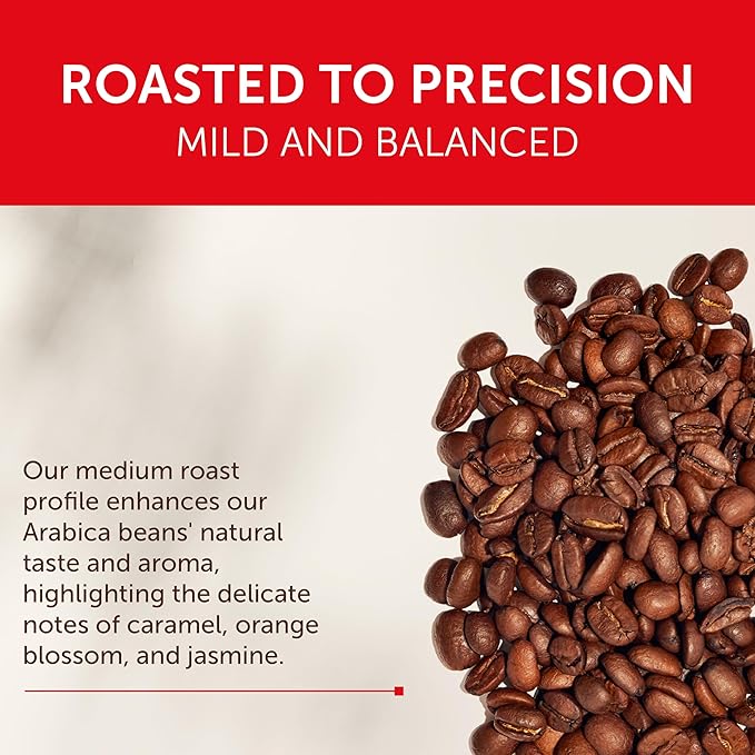 Illy Whole Bean Coffee, Classico Medium Roast - Mild & Balanced - 100% Arabica - Whole Beans - Pressurized Packaging Sealed for Freshness - 8.8oz can (Pack of 12)