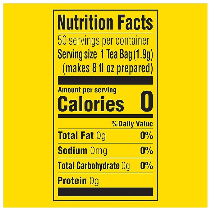 Lipton Decaf Black Tea Bags, Hot or Iced Tea, 600 Total Bags (50ct - Pack of 12)