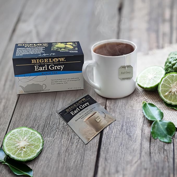 Bigelow, Earl Grey Tea (Caffeinated), 20 Count