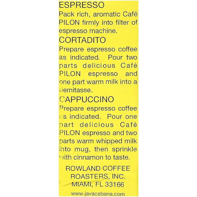 Pilon Espresso Arabica Coffee 10 Ounce (Pack of 4)