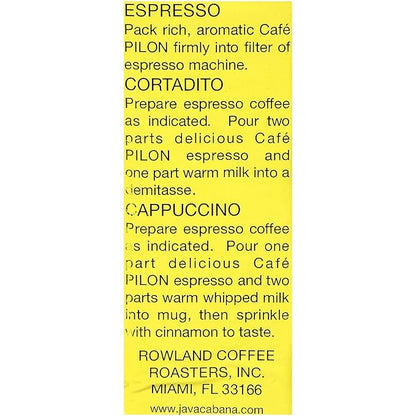 Pilon Espresso Arabica Coffee 10 Ounce (Pack of 4)