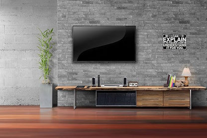 Funny Sarcastic Engineer Office Wall Sign Can Explain It To You But Cant Understand It For You Plaque 8x12 in Metal Sign Room Decor Gift For Friends