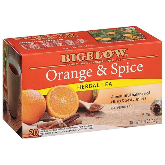 Bigelow Tea Orange and Spice Tea, 20 ct