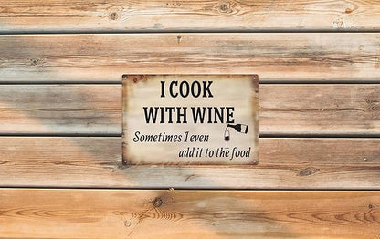 Kitchen Wall Decor Retro Metal Sign Decor Vintage Plaque 8x12 in Funny Poster for Outdoor Garage Porch Cafe for Man Cave Wall Decor