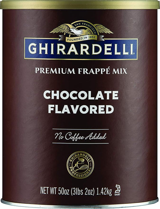 Ghirardelli Chocolate Frappe, Double Chocolate, 50-Ounce Can