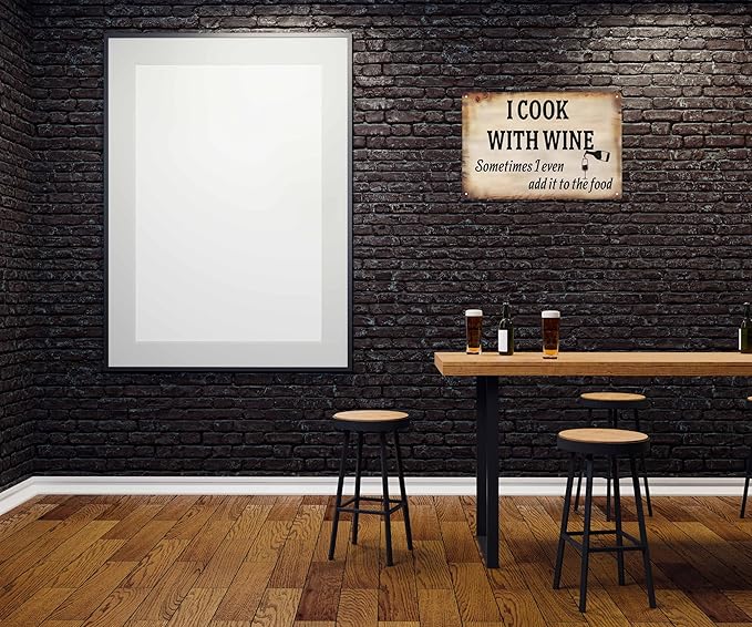 Kitchen Wall Decor Retro Metal Sign Decor Vintage Plaque 8x12 in Funny Poster for Outdoor Garage Porch Cafe for Man Cave Wall Decor