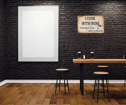 Kitchen Wall Decor Retro Metal Sign Decor Vintage Plaque 8x12 in Funny Poster for Outdoor Garage Porch Cafe for Man Cave Wall Decor